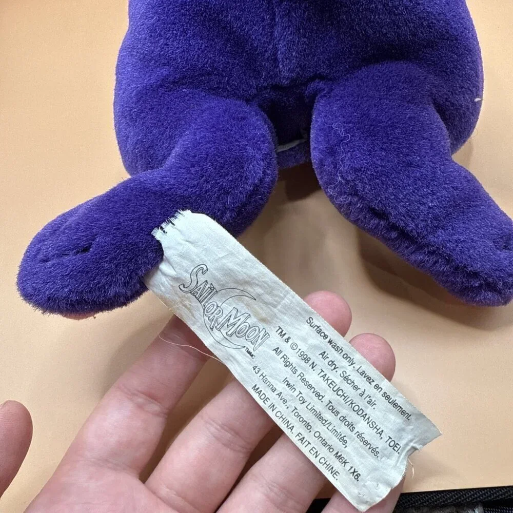 1996 Luna Plush Irwin Sailor Moon Music Stuffed animal toy